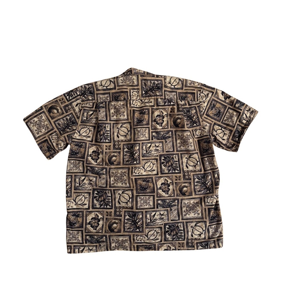 Authentic Ho Aloha Patterned Short Sleeve Shirt - Picture 4 of 5